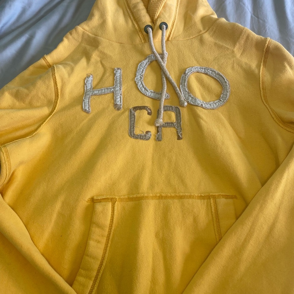 Hollister Mustard Yellow Hoodie